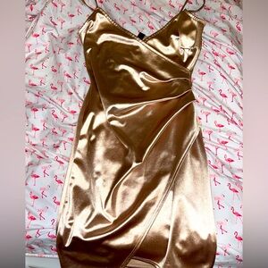 Sexy Gold Gown Great Condition
